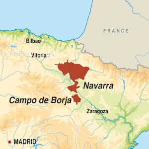 Map showing Vino Rosado