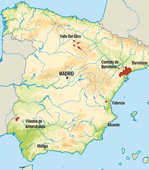 Map showing Cava DO